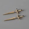 GOTHIC SWORD EARRINGS (PAIR)