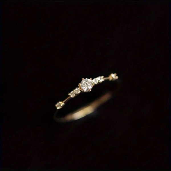 390619416d4340a04e28c36bd06620aa 14k Plated Paved Shining Zirconia Silver Ring