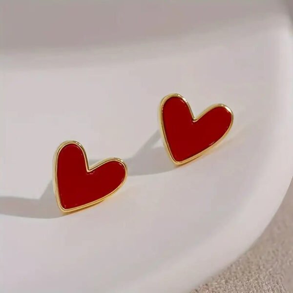 52340c9e009f23da56c2576fccb60b88 Mini Delicate Heart Shaped Stud Earrings