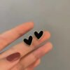 69d760e2d5bf41bfb76009841c4b0aeb Mini Delicate Heart Shaped Stud Earrings