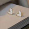 6d2daca1a39c4f540f9338492219fab1 Mini Delicate Heart Shaped Stud Earrings