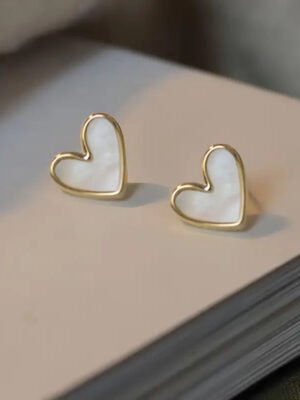 Mini Delicate Heart Shaped Stud Earrings