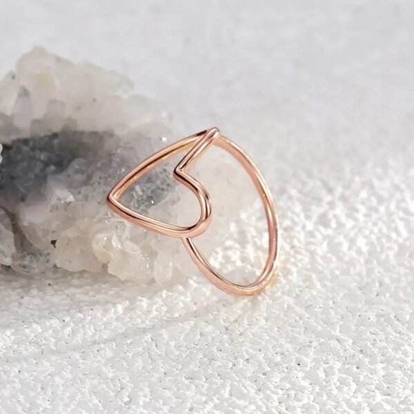 8a61727dafaf4ab7958555b89fe50863 Hollow Big Heart Stackable Ring