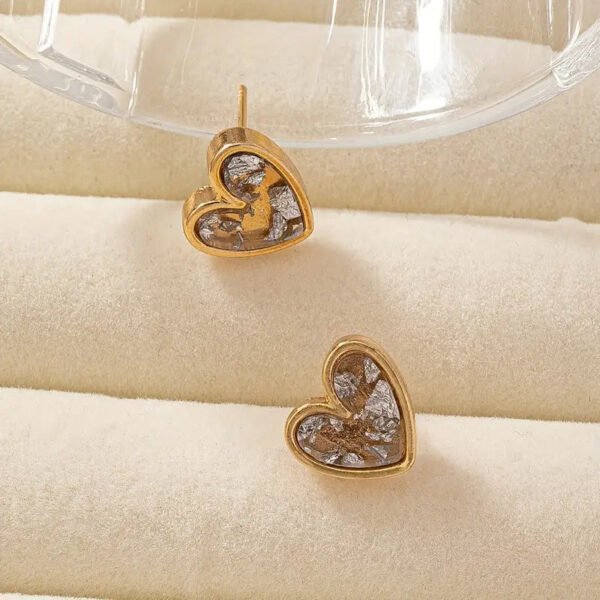 9a69f2b78c222df42c67a2f0974fc33b Mini Delicate Heart Shaped Stud Earrings