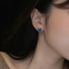 a40caada93146b78518a3b50660e6f27 Mini Delicate Heart Shaped Stud Earrings